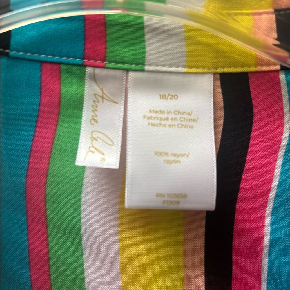 Anne Cole Multicolor Striped Tunic - Picture 2 of 6